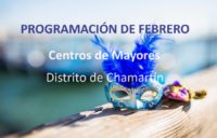Programación actividades centro de mayores distrito de Chamartín febrero 2024